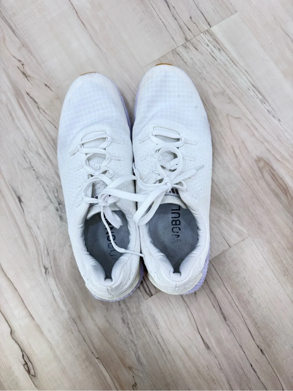 NoBull Allday Ripstop Mens Sneaker Lace Up Running Shoes white Sz 12